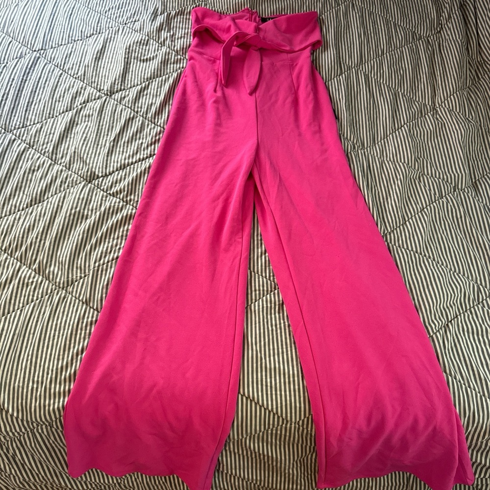 Lulu's Pink Jumpsuit